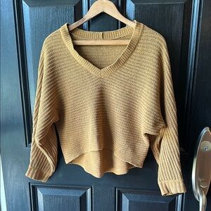 American Eagle Cozy V-Neck Knit Sweater - Sz. Small